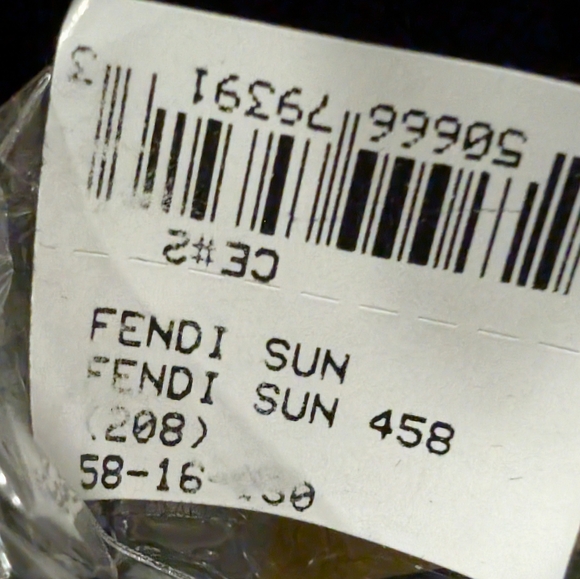 Fendi Sunglasses Multicolor Accents - Picture 7 of 9